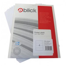 Blick Multi Labels A4 4Sp 25S