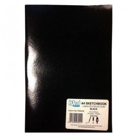 West Sketchbook Laminated Black A4 140gsm 40 Pages