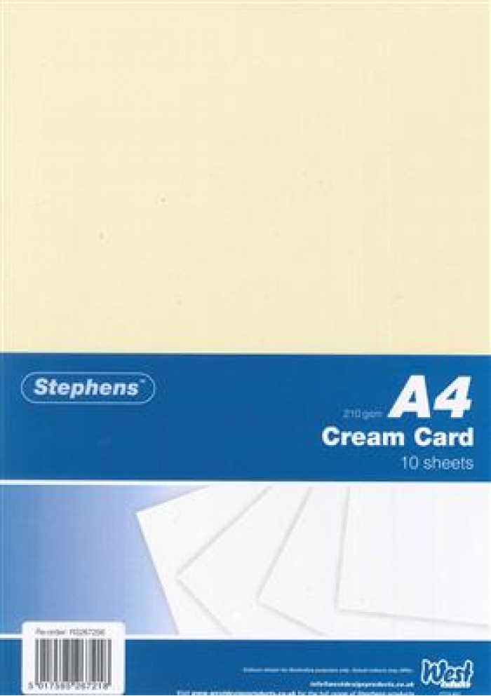 Stephens Paper Cream A4 80gsm 20 Sheets