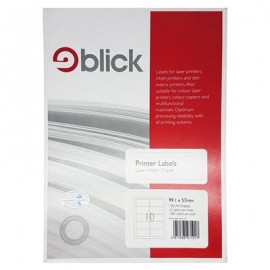Blick Labels Multi A4 99.1mm x 57mm 10 Labels per Sheet 100 Sheets