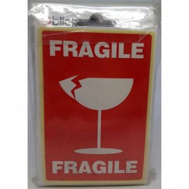 Blick Labels Fragile with Glass Symbol Labels