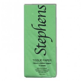 Stephens Tissue Light Green 750 x 500mm 10 Sheets