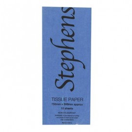 Stephens Tissue Dark Blue 750 x 500mm 10 Sheets