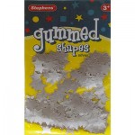 Stephens Gummed Paper Shapes 17g Silver Stars