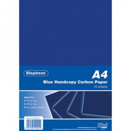 Stephens Special Paper Handcopy Carbon Blue A4 10 Sheets