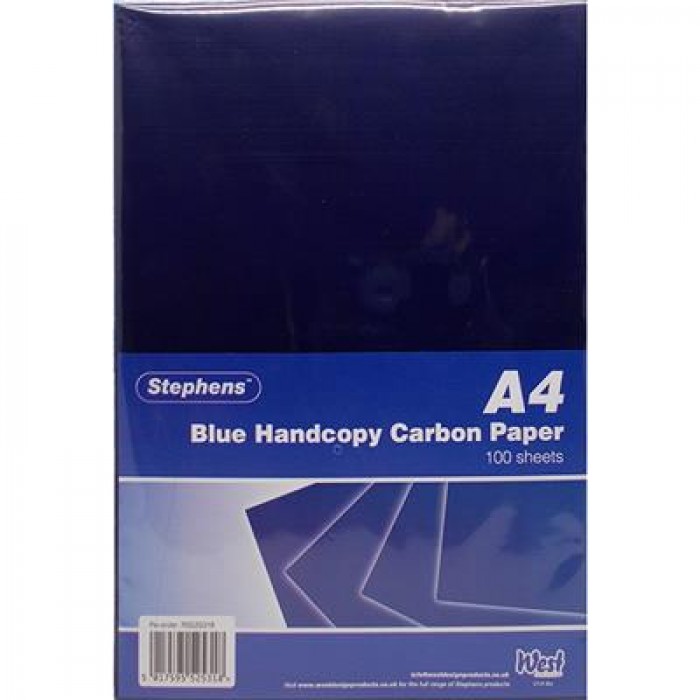 Stephens Special Paper Handcopy Carbon Blue A4 100 Sheets