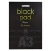 Stephens Black Pad A3 80gsm 50 Sheets