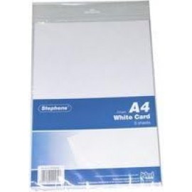 Stephens Card White A4 210gsm 50 Sheets