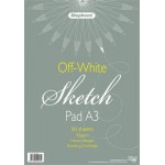 Stephens Sketch Pad Off-White A3 155gsm 30 Sheets Wiro