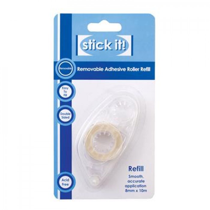 Removable Adhesive Refill - 8mm x 10m