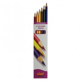 Coloured Pencils (Box of 6 Full Size)