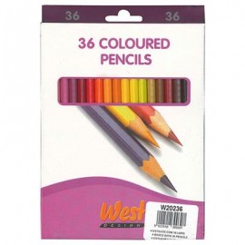 Coloured Pencils (Box of 36 Full Size)