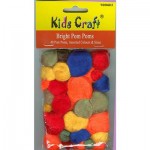 West Kids Creative Pom Poms Bright Bag 40 Assorted