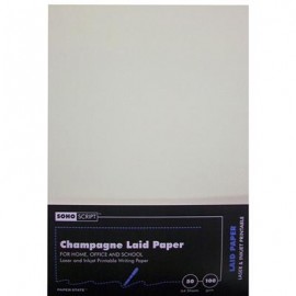 Laid Paper A4 100gsm 50 sheets Champagne