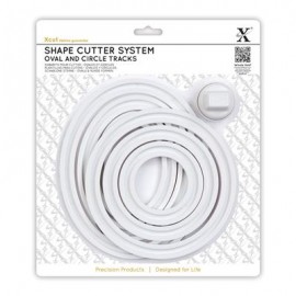 Shape Cutter System (7pcs) Oval & Circle Tracks & Cutter Carriage