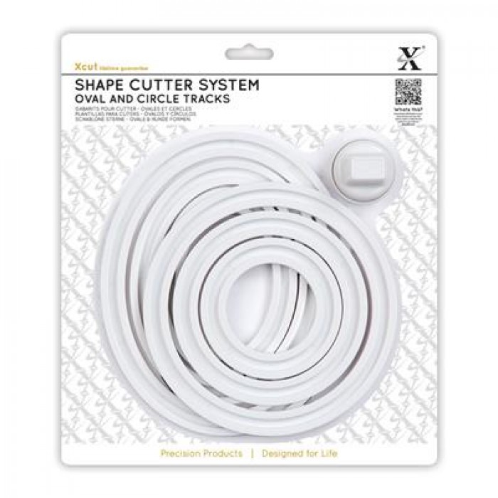 Shape Cutter System (7pcs) Oval &amp; Circle Tracks &amp; Cutter Carriage