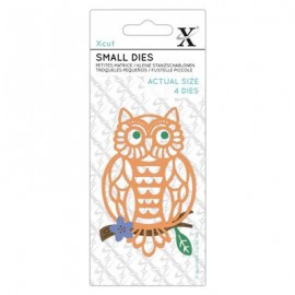 Small Dies - Folk Owl (4pcs)