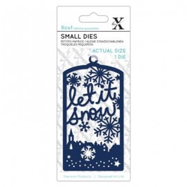 Small Dies (1pc) - Let It Snow Tag
