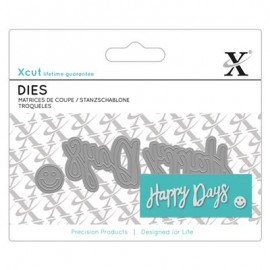 Mini Sentiment Die (3pcs) - Happy Days