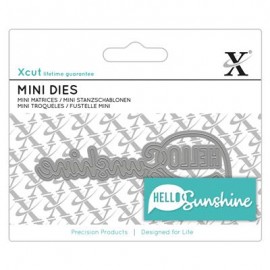 Mini Sentiment Die (1pc) - Hello Sunshine