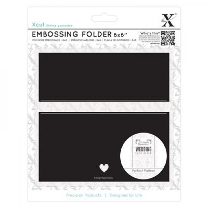 6 x 6&quot; Embossing Folder - Banner