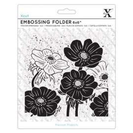 6x6" Embossing Folder - Full Bloom Helleborus