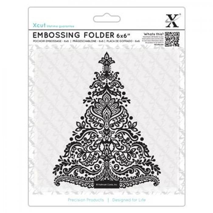 6x6 Embossing Folder - Arts &amp; Crafts Tree