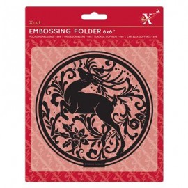 6x6" Embossing Folder - Arts & Craft Stag