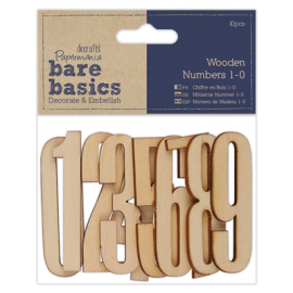 Wooden Numbers 1-0 (10pcs)