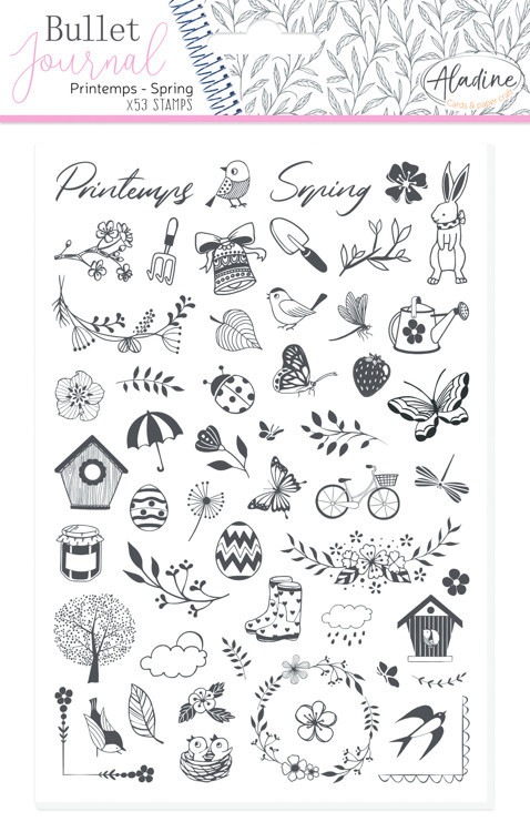Stamp Bullet Journal Spring
