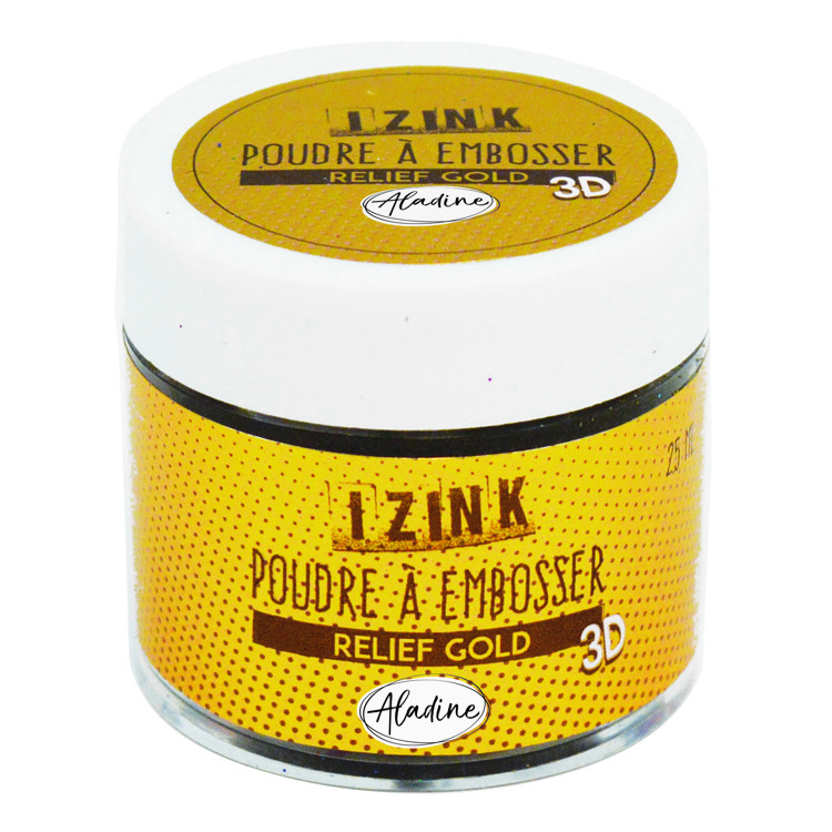 Izink Embossing Powder Gold - 25 ml Izink Embossing Powder Gold - 25 ml