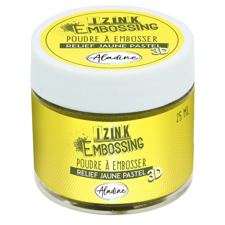 IZINK EMBOSSING POWDER PASTEL YELLOW - 25ML IZINK EMBOSSING POWDER PASTEL YELLOW - 25ML