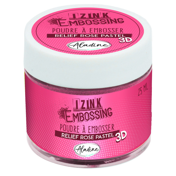 Izink Embossing Powder Pastel Pink - 25ml Izink Embossing Powder Pastel Pink - 25ml