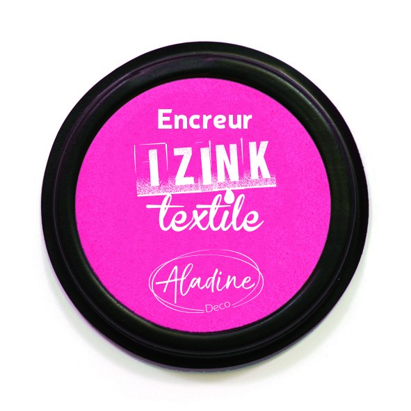 Encreur Izink Textile Framboise Dahlia Encreur Izink Textile Framboise Dahlia