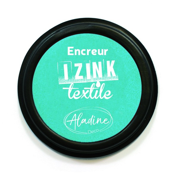 Encreur Izink Textile Turquoise Pastel Encreur Izink Textile Turquoise Pastel