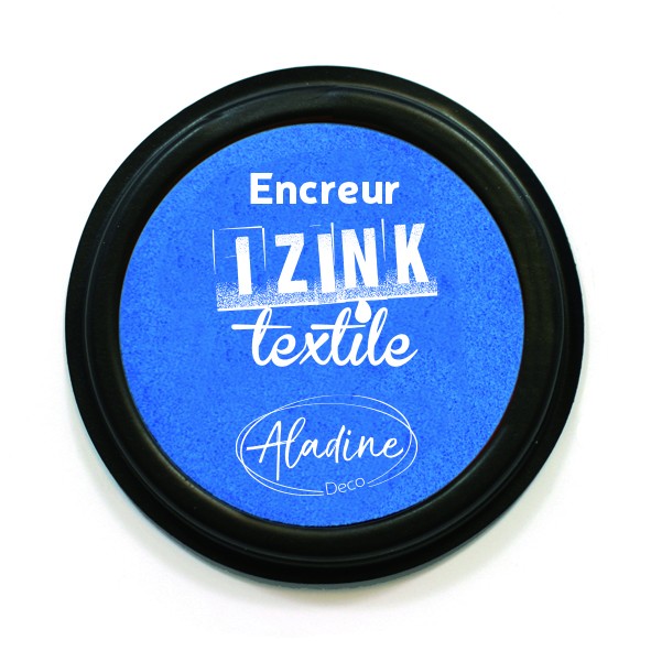 Encreur Izink Textile Bleu Clair Sky