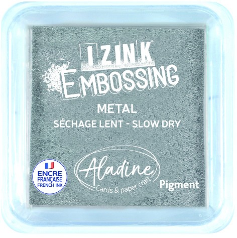 Inkpad Izink Metal Silver - M