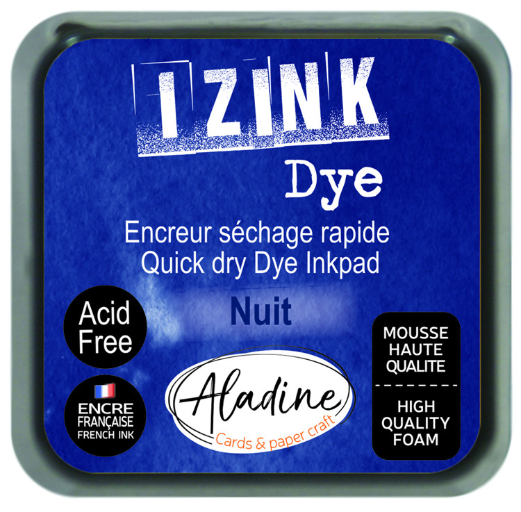 Inkpad Izink Dye Bleu Nuit Inkpad Izink Dye Bleu Nuit