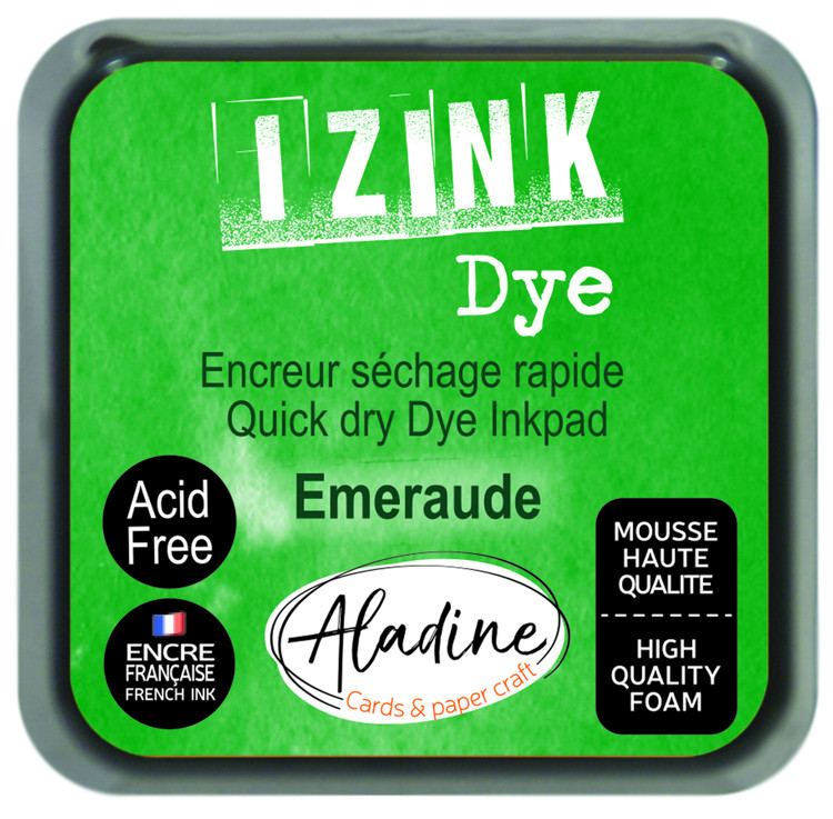 Inkpad Izink Dye Vert Emeraude Inkpad Izink Dye Vert Emeraude