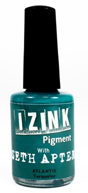 Turquoise - Atlantis Izink Pigment by Seth Apter Turquoise - Atlantis Izink Pigment by Seth Apter