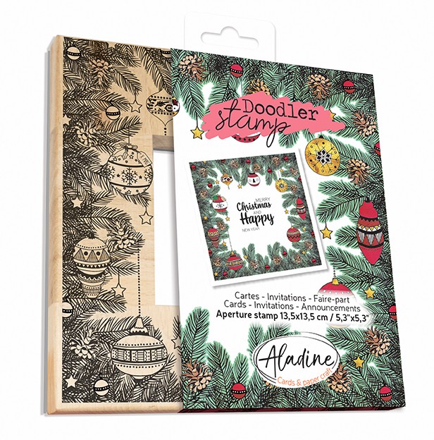 Wooden Doodler Stamp XMAS Decorations Wooden Doodler Stamp XMAS Decorations