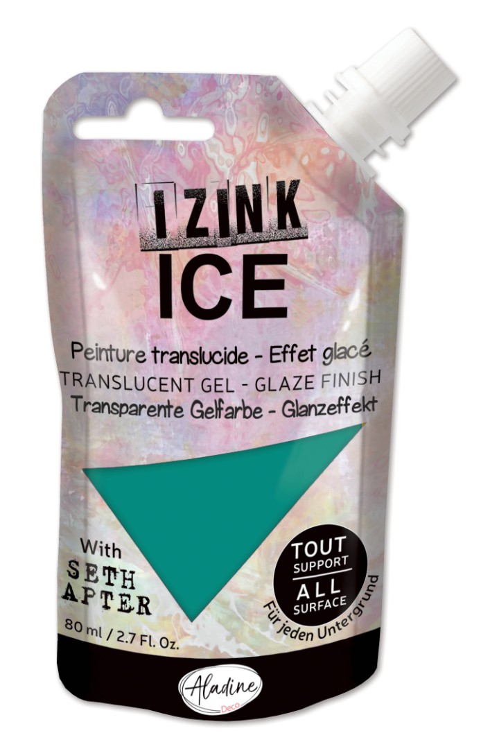 IZINK ICE BLEU OCEAN - GLACIER GREEN - 80 ML - 2.7 Fl. Oz. IZINK ICE BLEU OCEAN - GLACIER GREEN - 80 ML - 2.7 Fl. Oz.