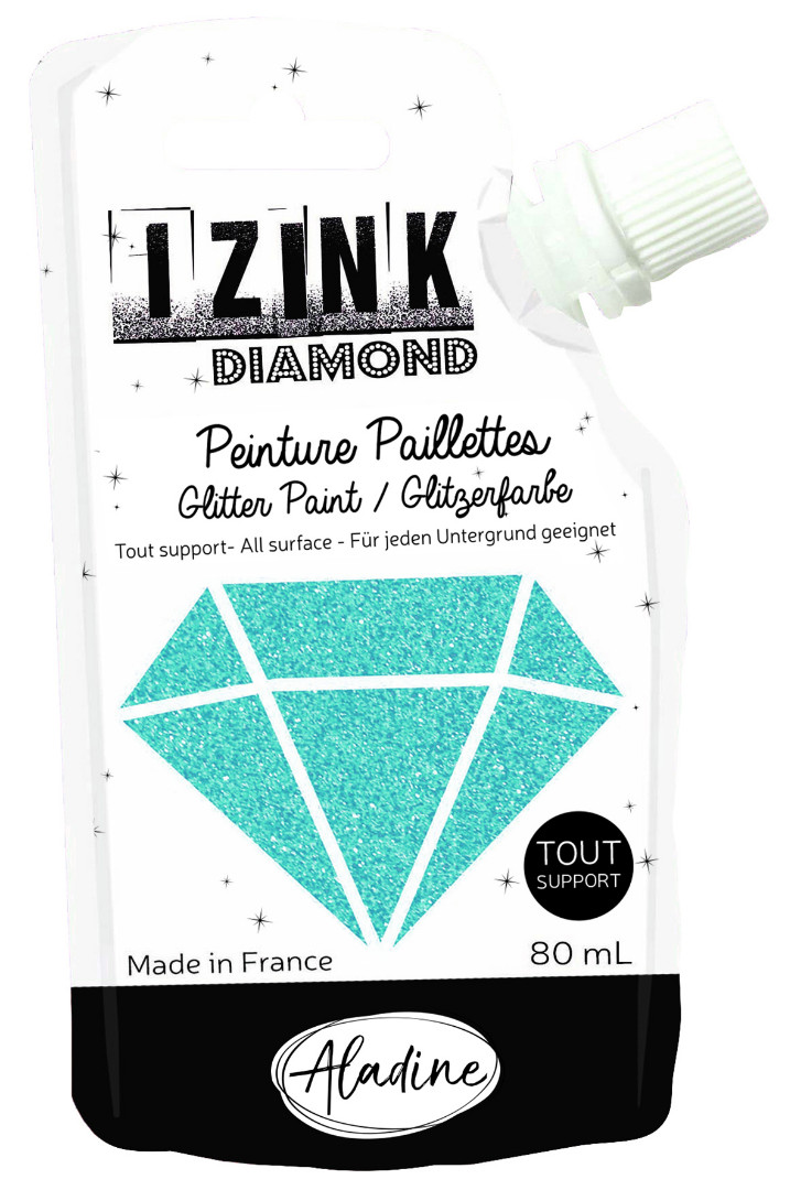 Hemelsblauw Glitterverf Izink Diamond Hemelsblauw Glitterverf Izink Diamond