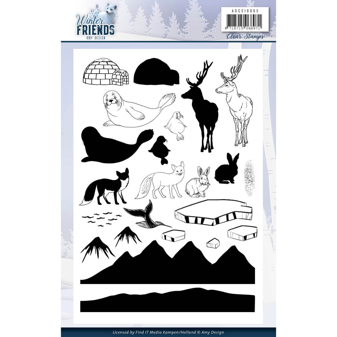 Clear Stamps - Winter Friends van Amy Design Clear Stamps - Winter Friends van Amy Design