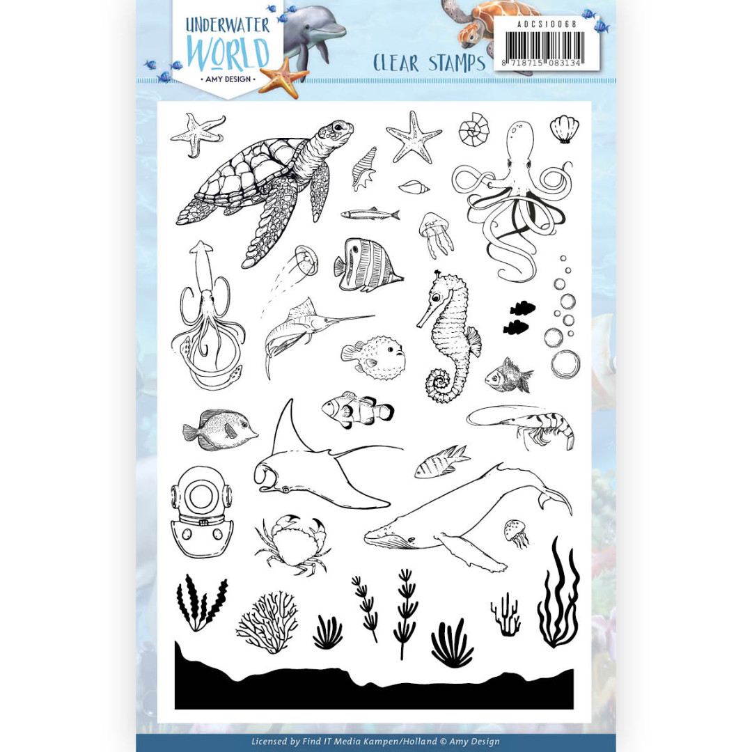 Clear Stamps Underwater World by Amy Design Clear Stamps Underwater World by Amy Design