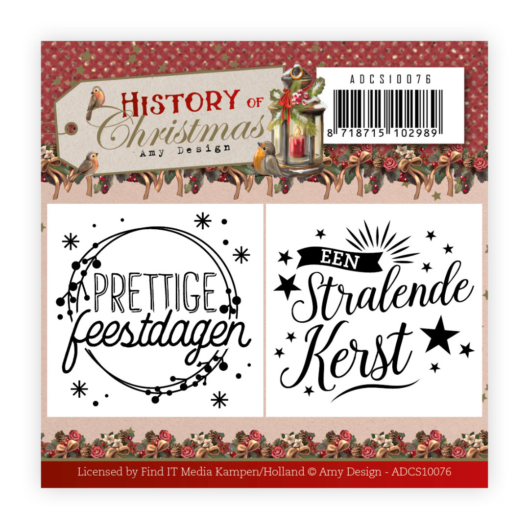Mini Clear Stamps Set - Amy Design - History of Christmas Mini Clear Stamps Set - Amy Design - History of Christmas