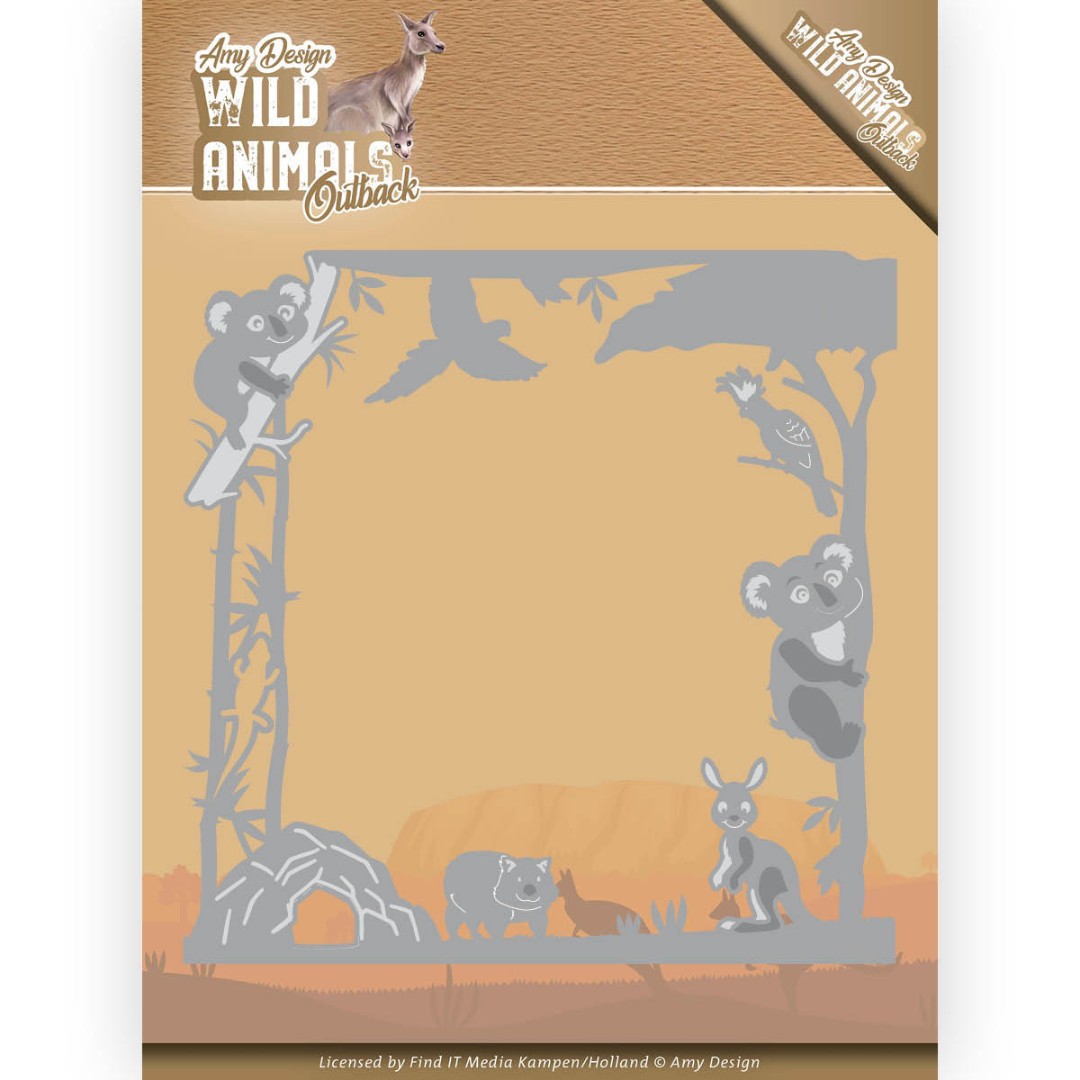 Koala Frame Wild Animals Outback Cutting Die by Amy Design Koala Frame Wild Animals Outback Cutting Die by Amy Design