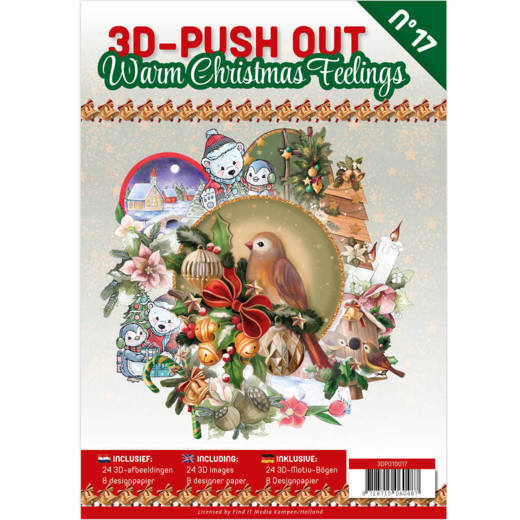 3D Push Out book 17 - Warm Christmas Feelings 3D Push Out book 17 - Warm Christmas Feelings