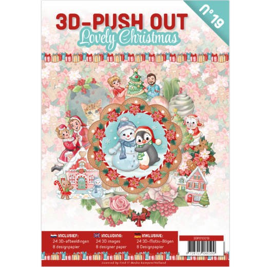 3D Push Out book 19 - Lovely Christmas 3D Push Out book 19 - Lovely Christmas