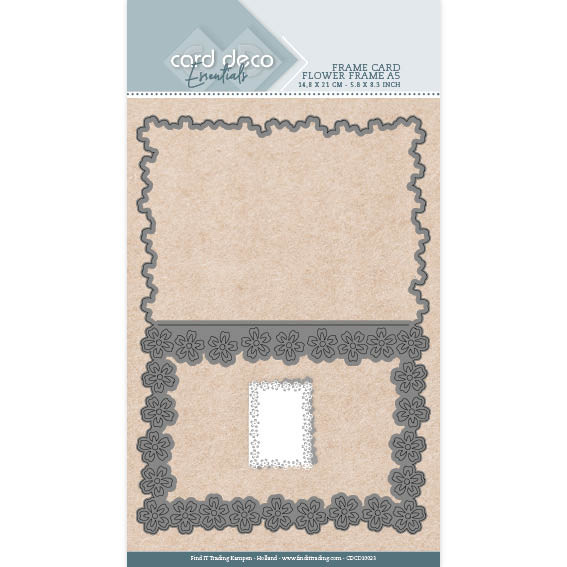Card Deco Essentials Frame Dies - Flower Frame A5 Card Deco Essentials Frame Dies - Flower Frame A5